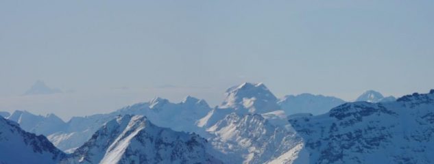 Dal Bettolina Superiore uno sguardo sul Monviso