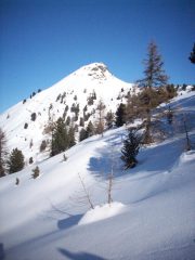 Courbioun visto dal Colle Begino
