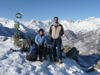 Anna e Enrico in cima