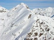 verso destra monte Tovo , con slavina recente