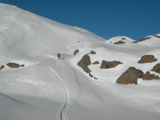 in discesa