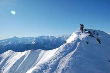 la cima con relativo panorama
