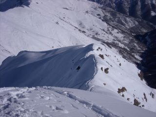 cresta finale dalla punta