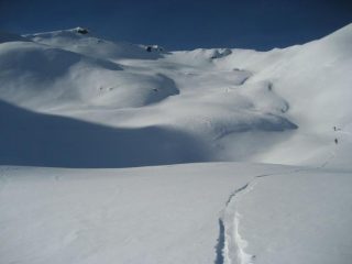 parte superiore conclusiva della salita