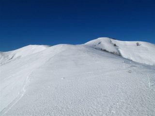 Poggio Pian del Latte a destra e Monega in fondo a sinistra