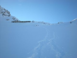 il primo tratto di discesa