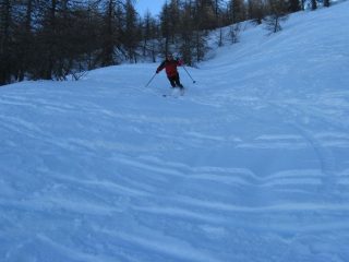 Sergio in discesa