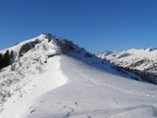La vetta dall'anticima