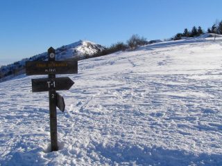 Dal colle di Valmala verso la cima