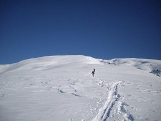 la dorsale di salita alla Cima delle Serre