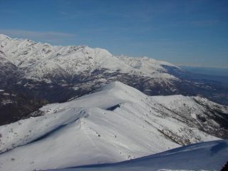 dal Soglio, dorsale di salita da Alpette