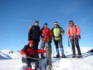 gruppo sul monte Soglio