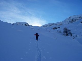 Verso la sella(Colle Corteis)