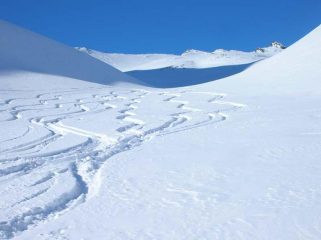 Tratto di discesa dal Telliers