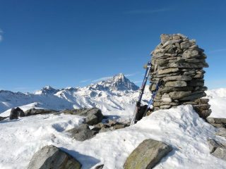 la vetta ed il Monviso