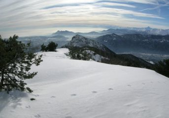 panorama su rocca sella e sui laghi di Avigliana