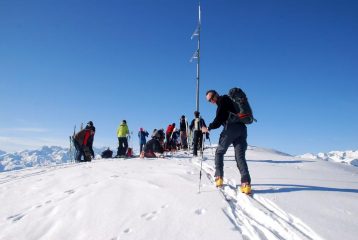 L'arrivo in cima