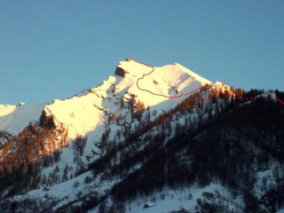 Traccia del percorso