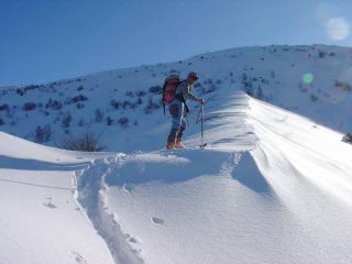 Verso il pendio finale