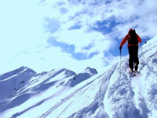 Ripido tratto finale con Costa Rossa formato Hielo Continental