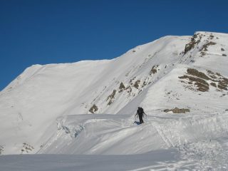 La cresta che unisce le due cime