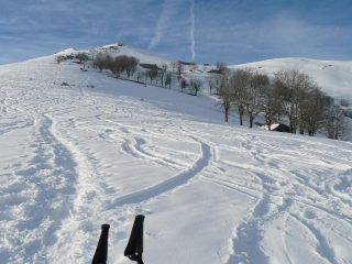 Percorso di discesa.