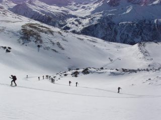 Traccia in salita