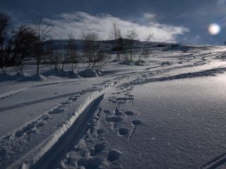 Bella discesa nella parte alta