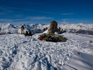 La cima del Colombano