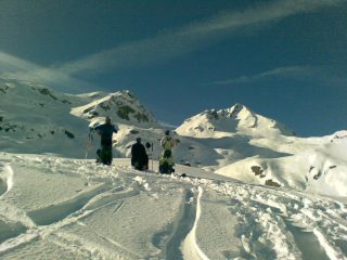 Salendo al Gran Munt, Cima di Rubbia sullo sfondo