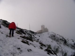 in vista della vetta
