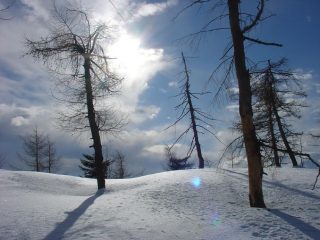 giochi di luce al Pian del Lupo