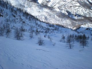 verso la presa dell' acquedotto