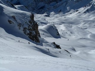 scendendo dal colle