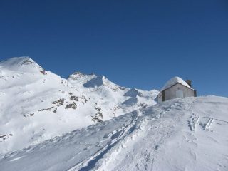 In vista della chiesetta della Madonna della Neve