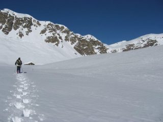 Leonardo in arrivo all'Alpe Agnel