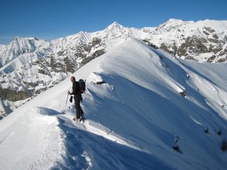 La cresta verso la vera cima
