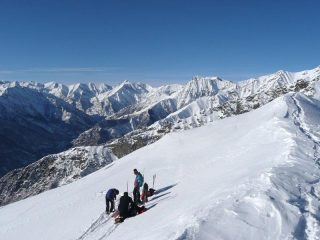 vista verso l'alta val Pellice