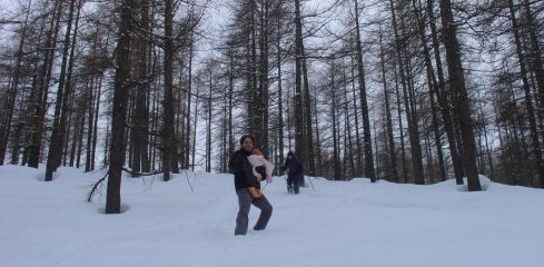 discesa nei boschi... anche x arianna!