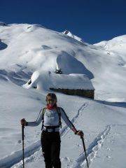 ...il magnifico vallone con l'Alpe Lion...