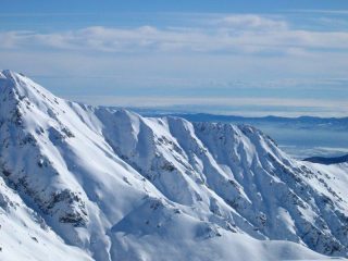 La cresta di salita al Civrari da Celle.....