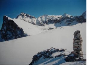 Il Bec Camoscera e il Pelvo d'Elva dalla Testa Rasis