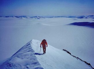 arrivo alla vetta del Mount Barbeau