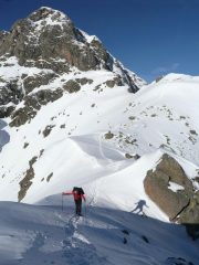la cresta verso il colle del limbo