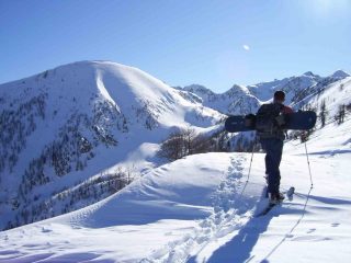 Monte Gias Vei dalla cresta