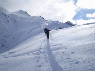 L'ultimo pendio in condizioni fantastiche