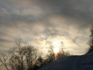 La stradina a quota 1400...