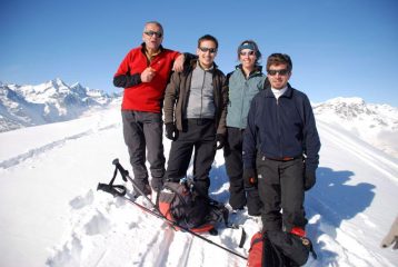 sul Grifone con Franco, Carloalberto, Mara, Marco