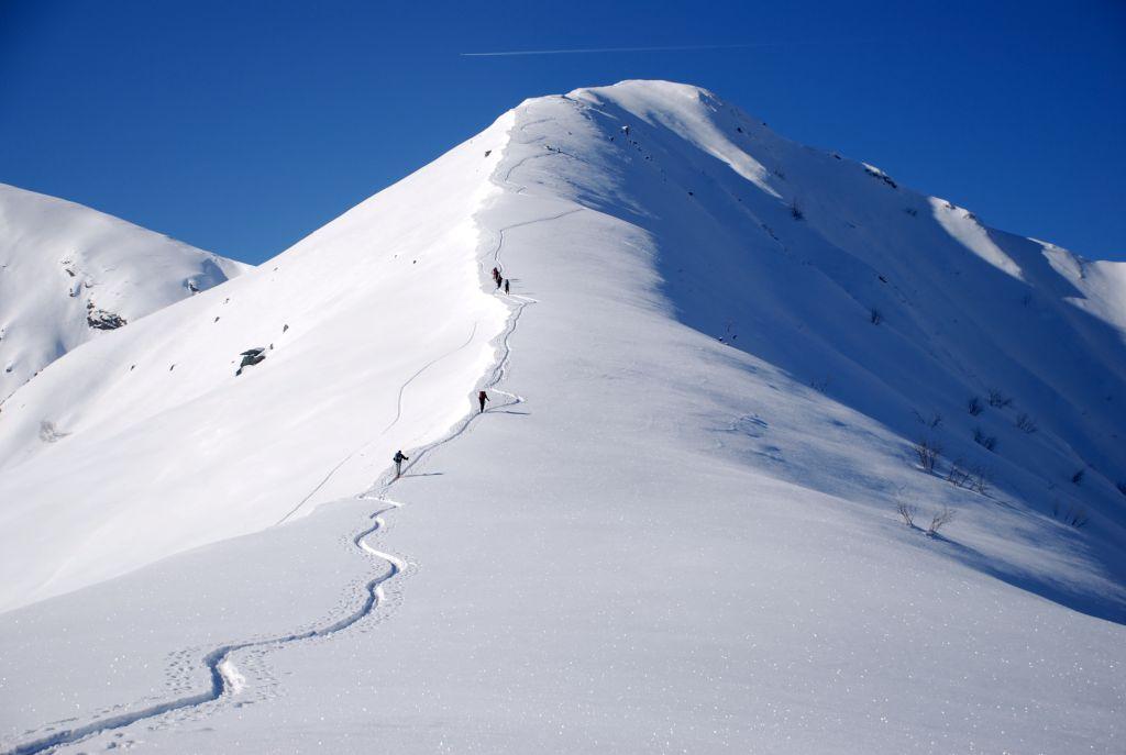 Sulla cresta del Truc del Grifone
