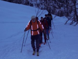 il gruppo in salita
